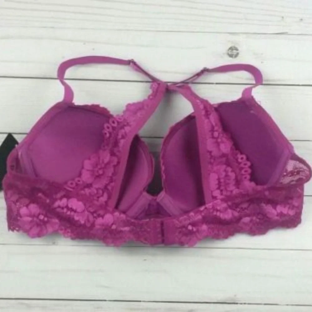 Rampage Push Up Demi Bra Underwire Racer Back 41 - Picture 2 of 3